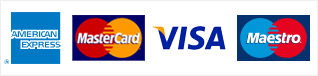 Bezahlmoeglichkeiten: American Express, mastercard, Visa und Maestro Card